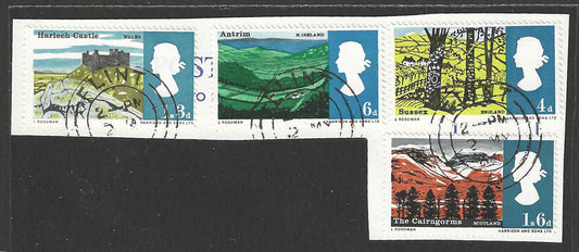 Great Britain stamps - FDC Used On Piece complete set - Used - VVV00395