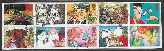 Great Britain stamps - FDC Used On Piece complete set - Used - VVV00398