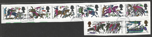 Great Britain stamps - FDC Used On Piece complete set - Used - VVV00402