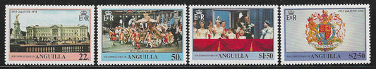 Anguilla - Silver Jubilee - Complete Set of 4 Value, Mint, 1977 - VVV00403