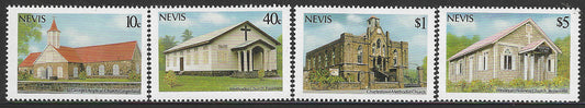 Nevis - Complete Set, Churches, Mint - VVV00421