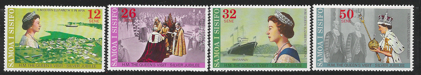 Samoa - Complete Set, H.M The Queens Visit Silver Jubilee, Mint - VVV00428