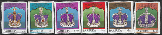 Barbuda, Complete Set, 25th Anniversary of Coronation of Queen Elizabeth II, Mint - VVV00436