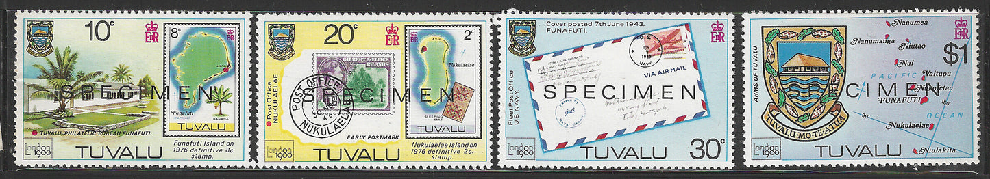 Tuvalu, Complete Set, SPECIMEN, Mint - VVV00464