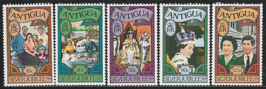 Antigua, Complete Set, Silver Jubilee, Mint - VVV00488