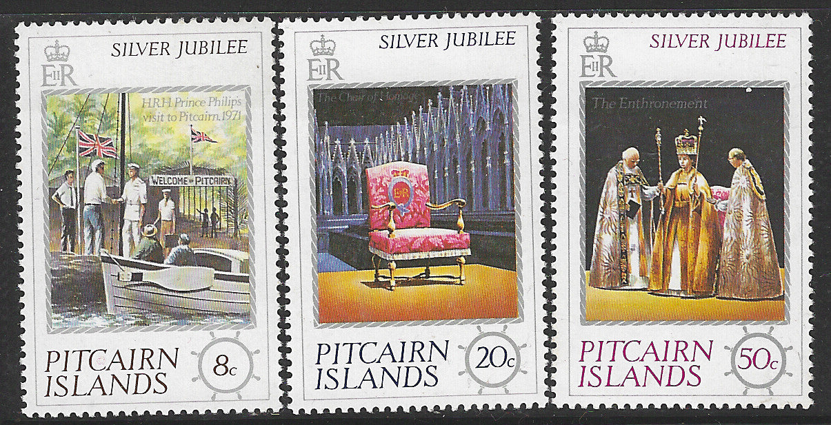 Pitcairn Island, Complete Set, Silver Jubilee, Mint - VVV00492