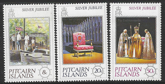 Pitcairn Island, Complete Set, Silver Jubilee, Mint - VVV00492