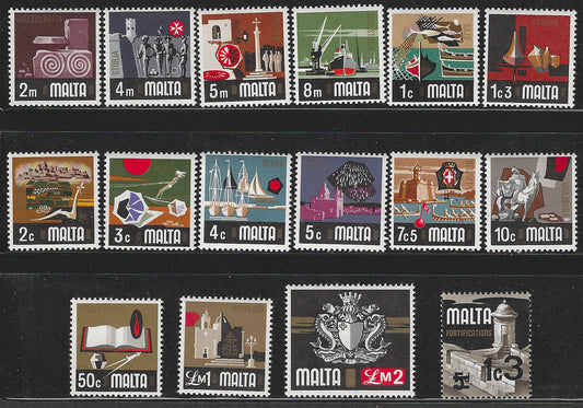 Malta, Complete Set, Different Values, Mint - VVV00495