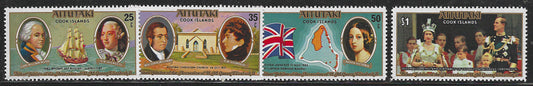Aitutaki, Complete Set, Cook Islands, Mint - VVV00510