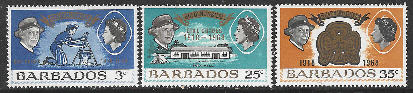 Barbados, Complete Set, Golden Jubilee, Mint - VVV00522