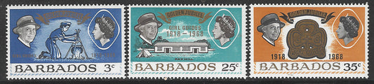 Barbados, Complete Set, Golden Jubilee, Mint - VVV00522