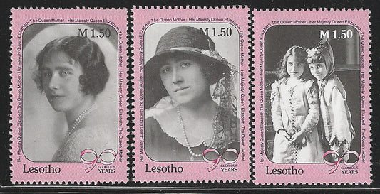 Lesotho, Complete Set, H.M Queen Elizabeth 90 Years Glorious, Mint - VVV00547