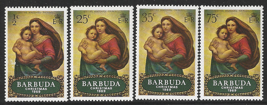 Barbuda, Complete Set, Christmas 1969, Mint - VVV00553