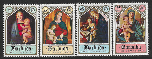 Barbuda, Complete Set, Christmas 1971, Mint - VVV00554