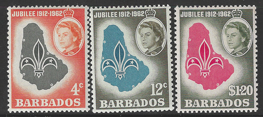 Barbados, Complete Set, Jubilee 1962, Mint - VVV00568
