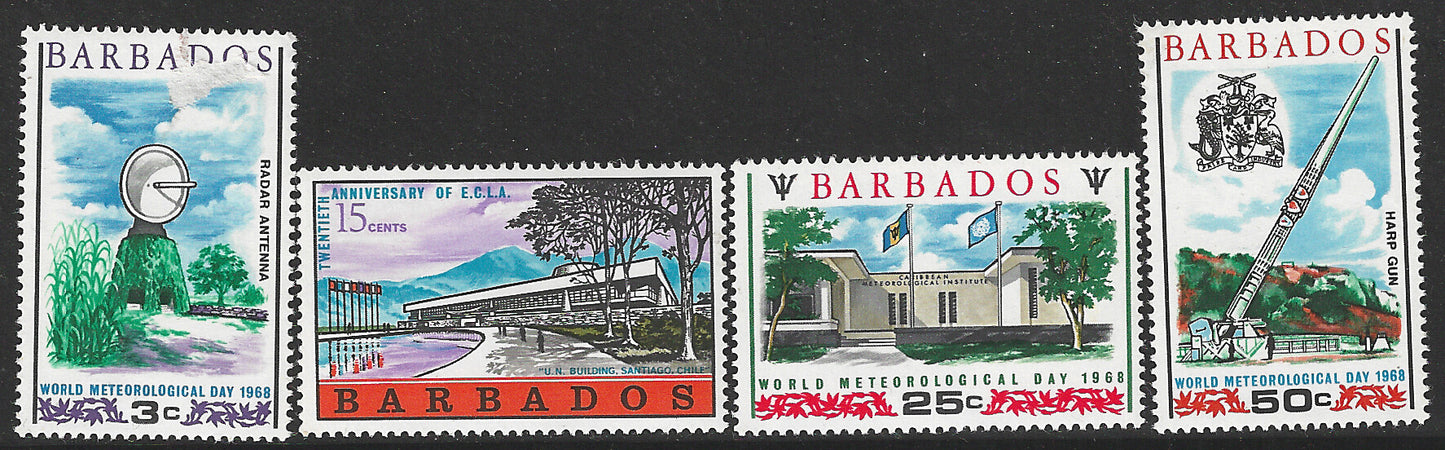 Barbados, Complete Set, Different Set of 4 Values, Mint - VVV00576