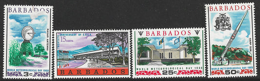Barbados, Complete Set, Different Set of 4 Values, Mint - VVV00576