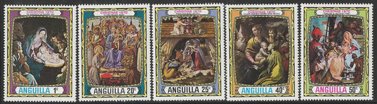 Anguilla, Complete Set, Christmas 1970, Mint - VVV00589