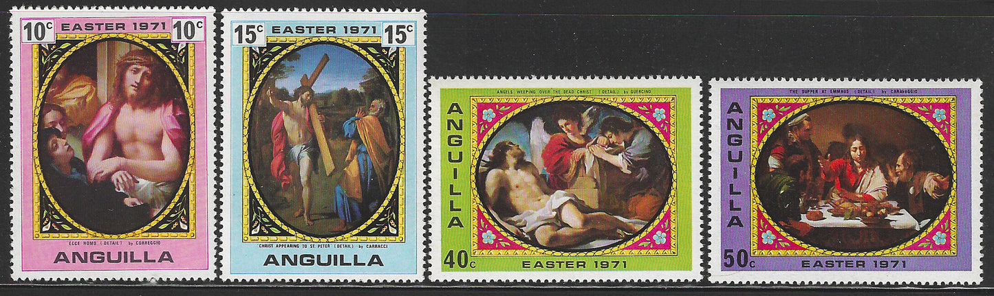 Anguilla, Complete Set, Easter 1971, Mint - VVV00593
