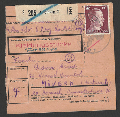 Germany War War II with Hitler Stamps, 1941  - CCC2304