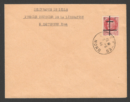 1944 - Liberation of Lille, native town of the Gal de Gaulle - Rare to Find  - CCC2307