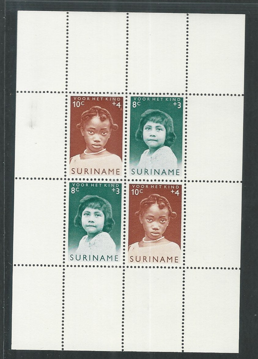 Suriname Miniature sheet - Kids , culture and art - DS9214