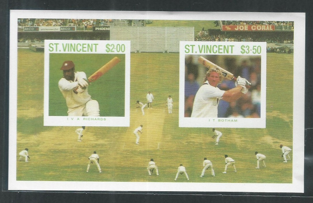 St. vincent stams Miniature Sheet - Cricket 1988, imperf - DS9218
