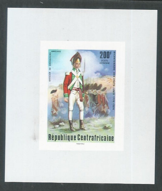 Central Africa – Imperf Army Uniform, Mint – Ds9230