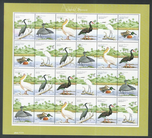 Guine-Bissau Birds Full sheet – Ds9268