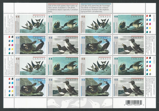 Canada stamps – Full sheet – Birds , Penguins – DS9270