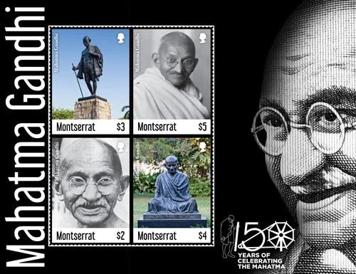 Montserrat stamps – Ms – Gandhi – DS9284