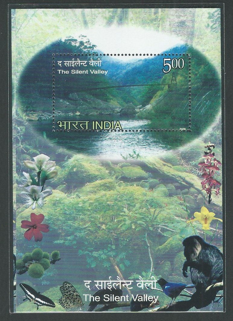 Indian Stamps - Miniature Sheets - The Silent Valley , 2009 - EEE140