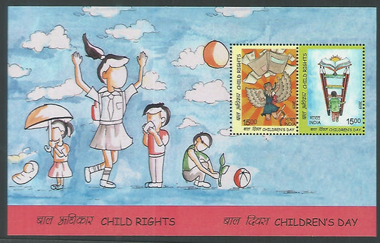 Indian Stamps - Miniature Sheets - Child Rights , Childrens Day , 2019 - EEE179