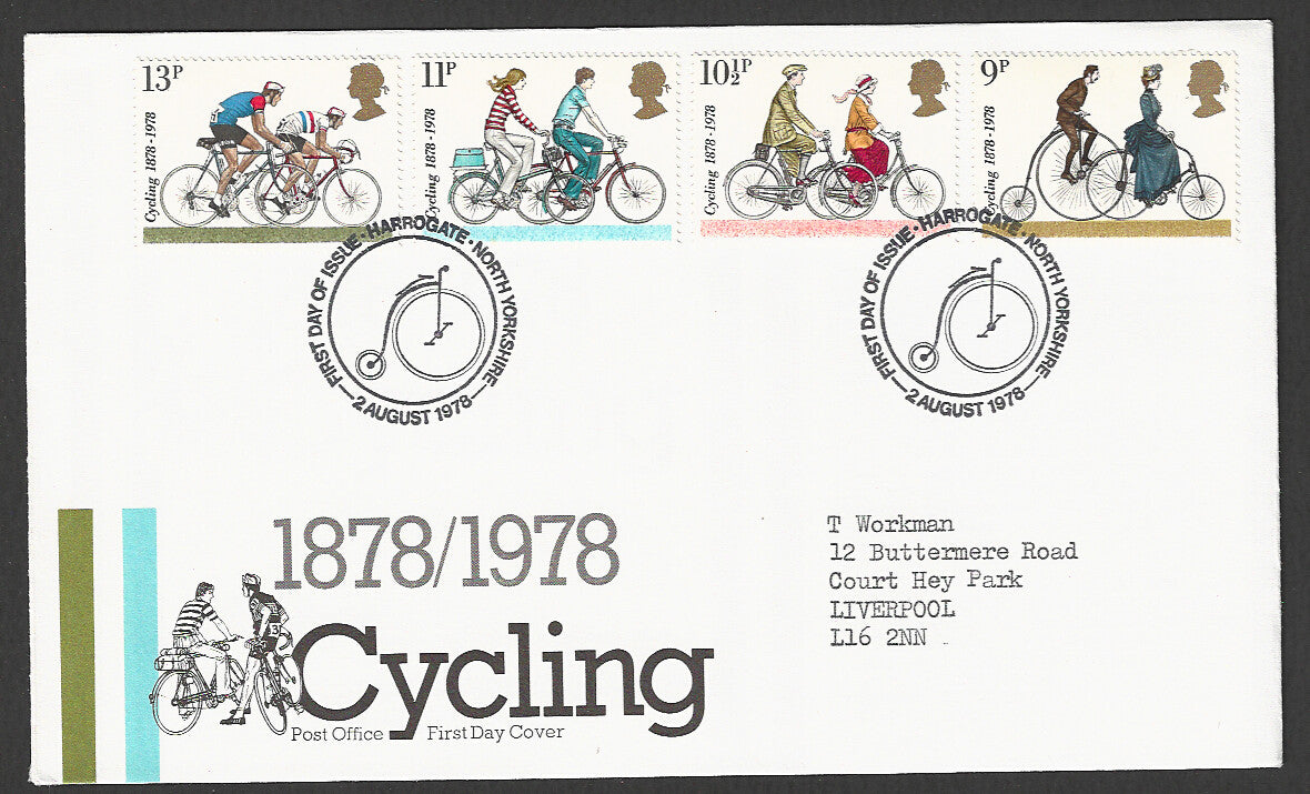 Great  Britain FDC - British Cycling - GGG00021