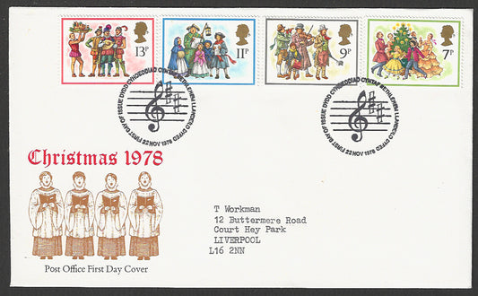 Great  Britain FDC - Christmas Liverpool - GGG00022