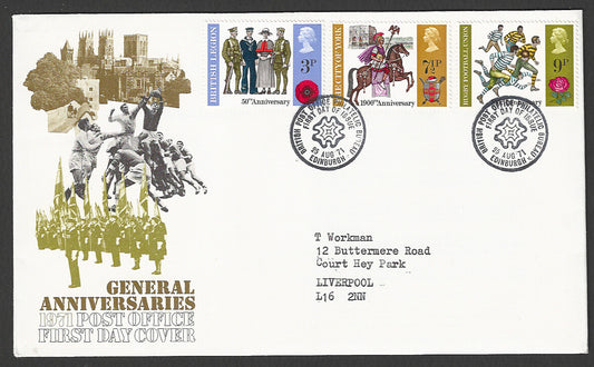 Great  Britain FDC - General Anniversaries - GGG00024
