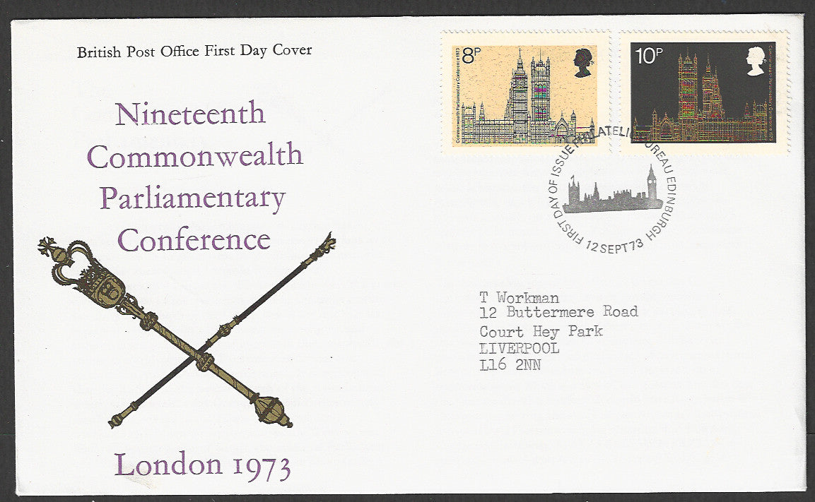 Great  Britain FDC - Nineteenth Commonwealth Parliamentary Conference - GGG00029