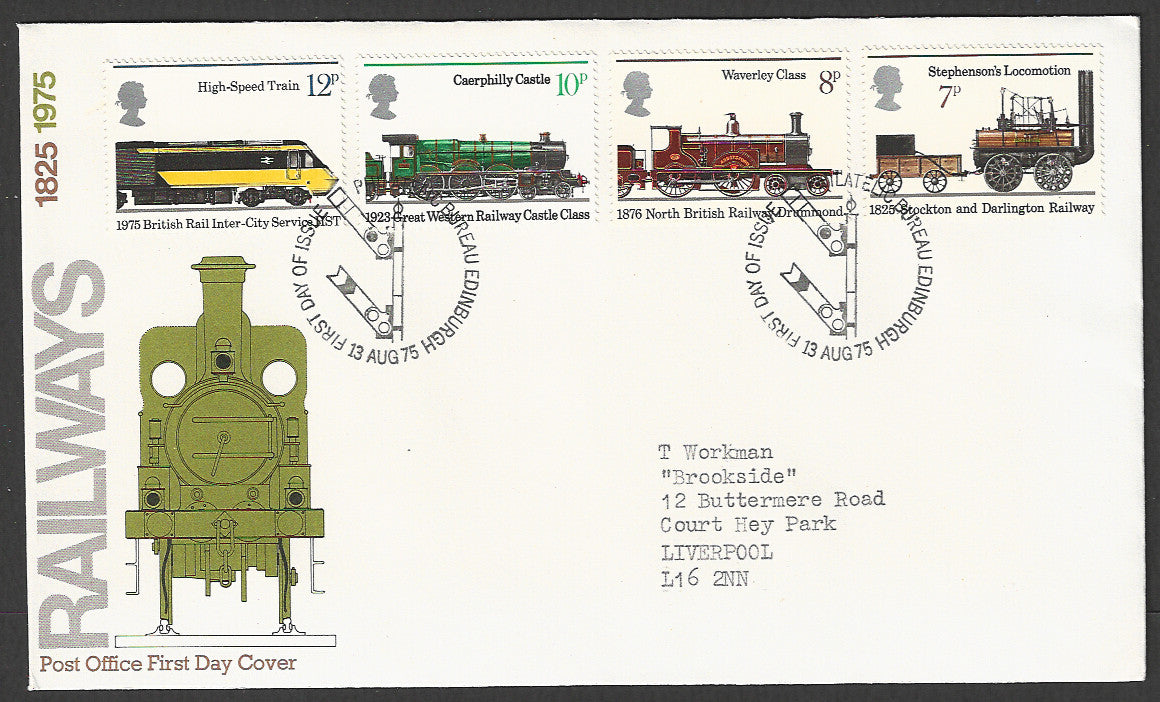 Great  Britain FDC - British Railway Services - GGG00035
