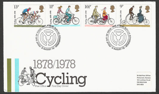 Great  Britain FDC - Cycling - GGG00040