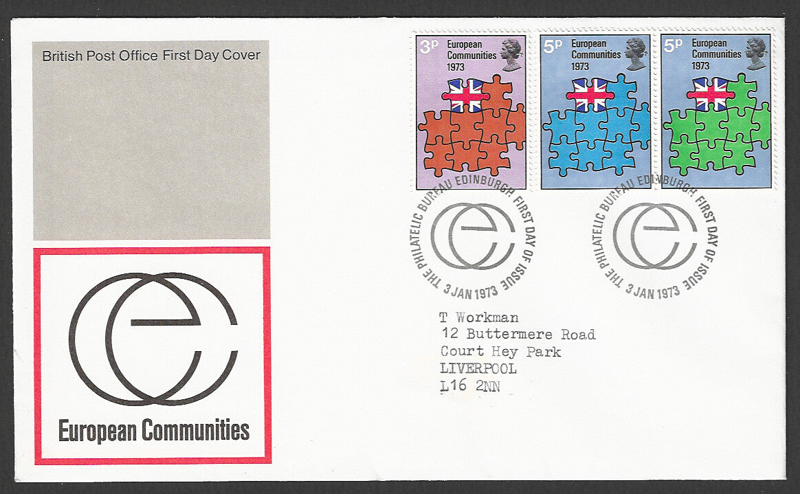 Great  Britain FDC - European Communities - GGG00042