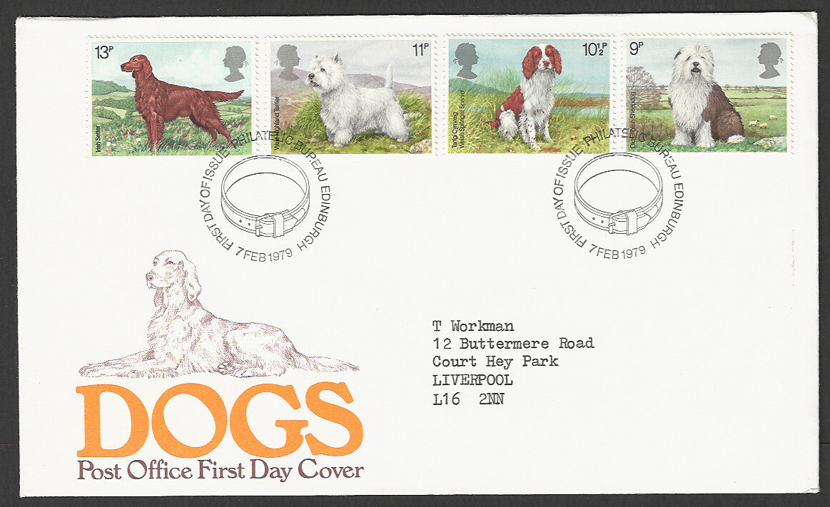 Great  Britain FDC - Dogs - GGG00044