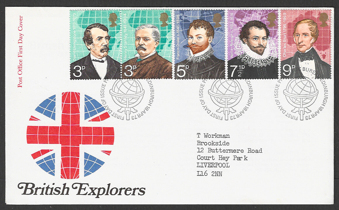 Great  Britain FDC - British Explorers - GGG00047