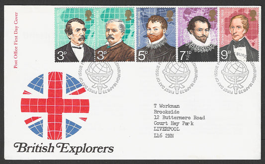 Great  Britain FDC - British Explorers - GGG00047