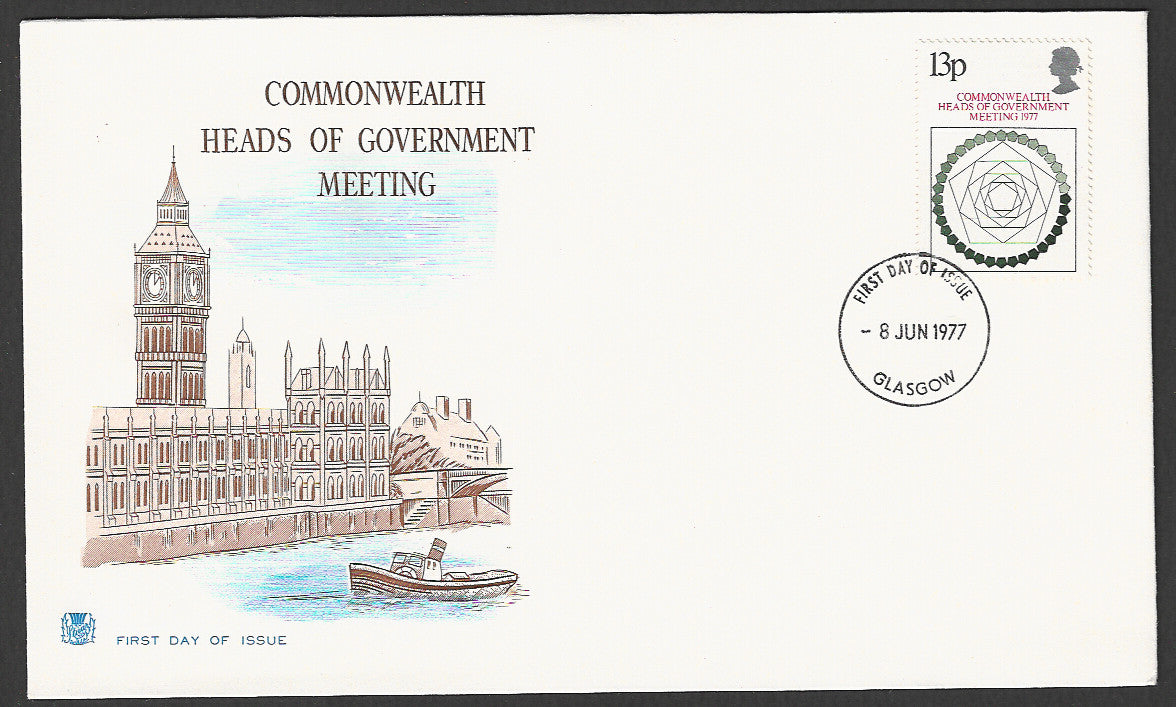 Great  Britain FDC - Commonwealth Heads of Government Meeting - GGG00048