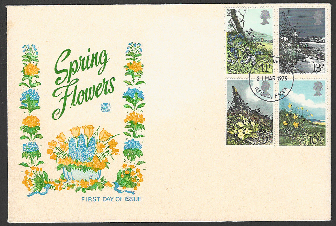 Great  Britain FDC - Spring Flowers - GGG00055
