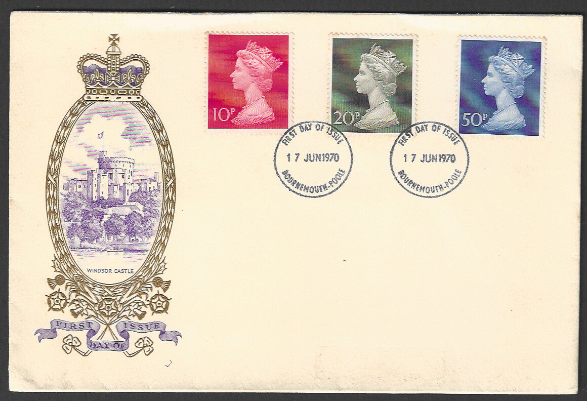 Great  Britain FDC - Windsor Castle First Day of Issue - GGG00060