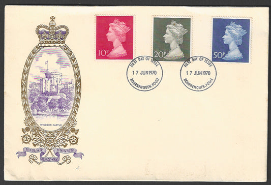 Great  Britain FDC - Windsor Castle First Day of Issue - GGG00060