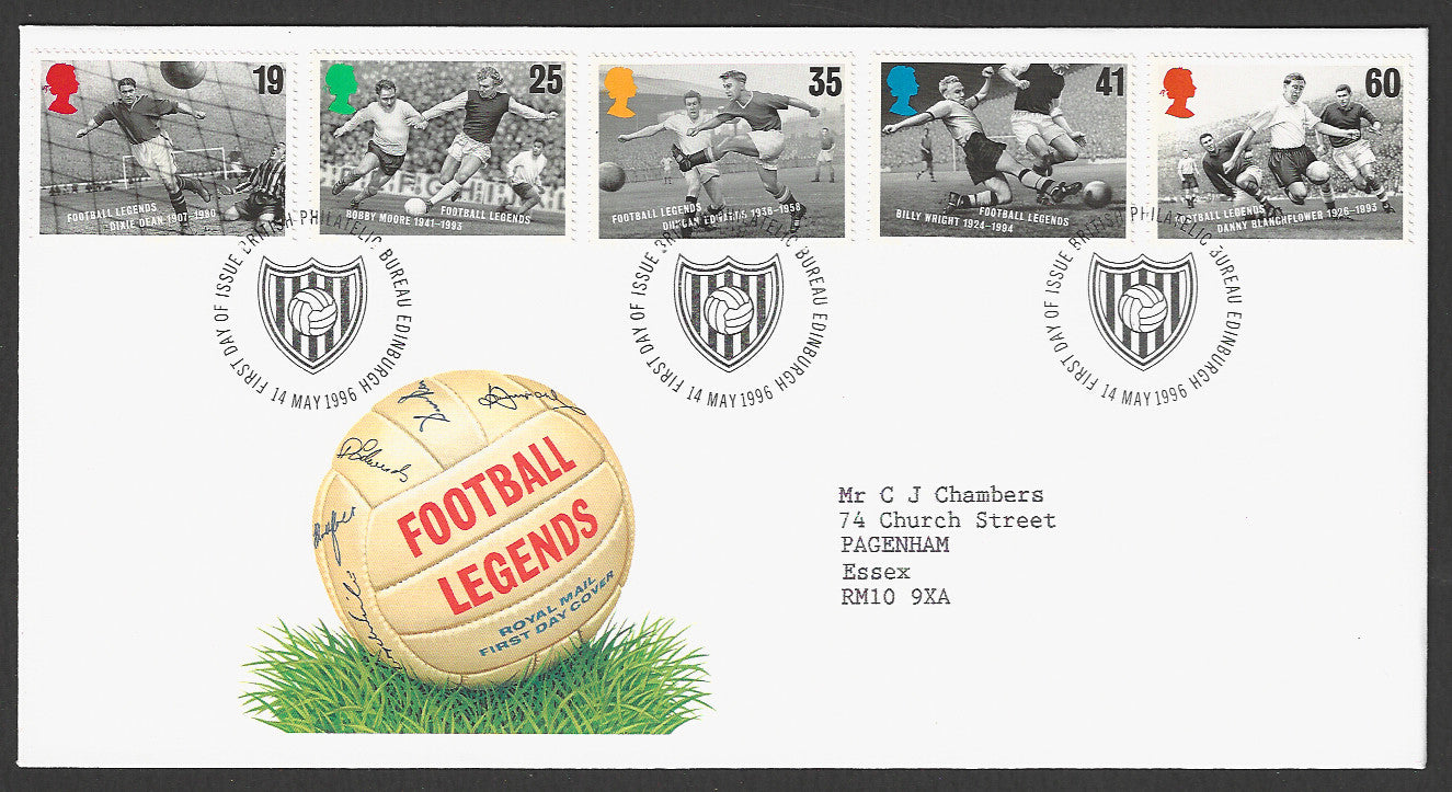 Great  Britain FDC - Football Legends - GGG00069