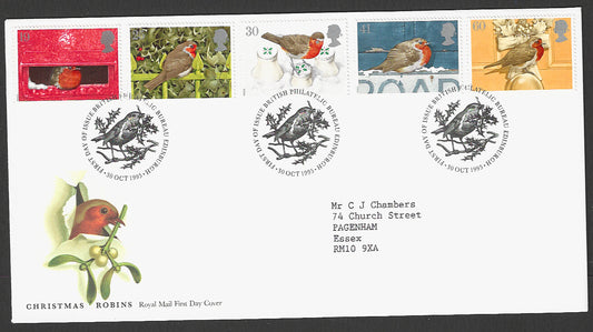 Great  Britain FDC - Christmas Robins - GGG00071