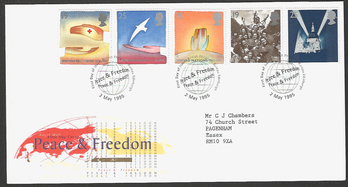 Great  Britain FDC - Peace & Freedom - GGG00073